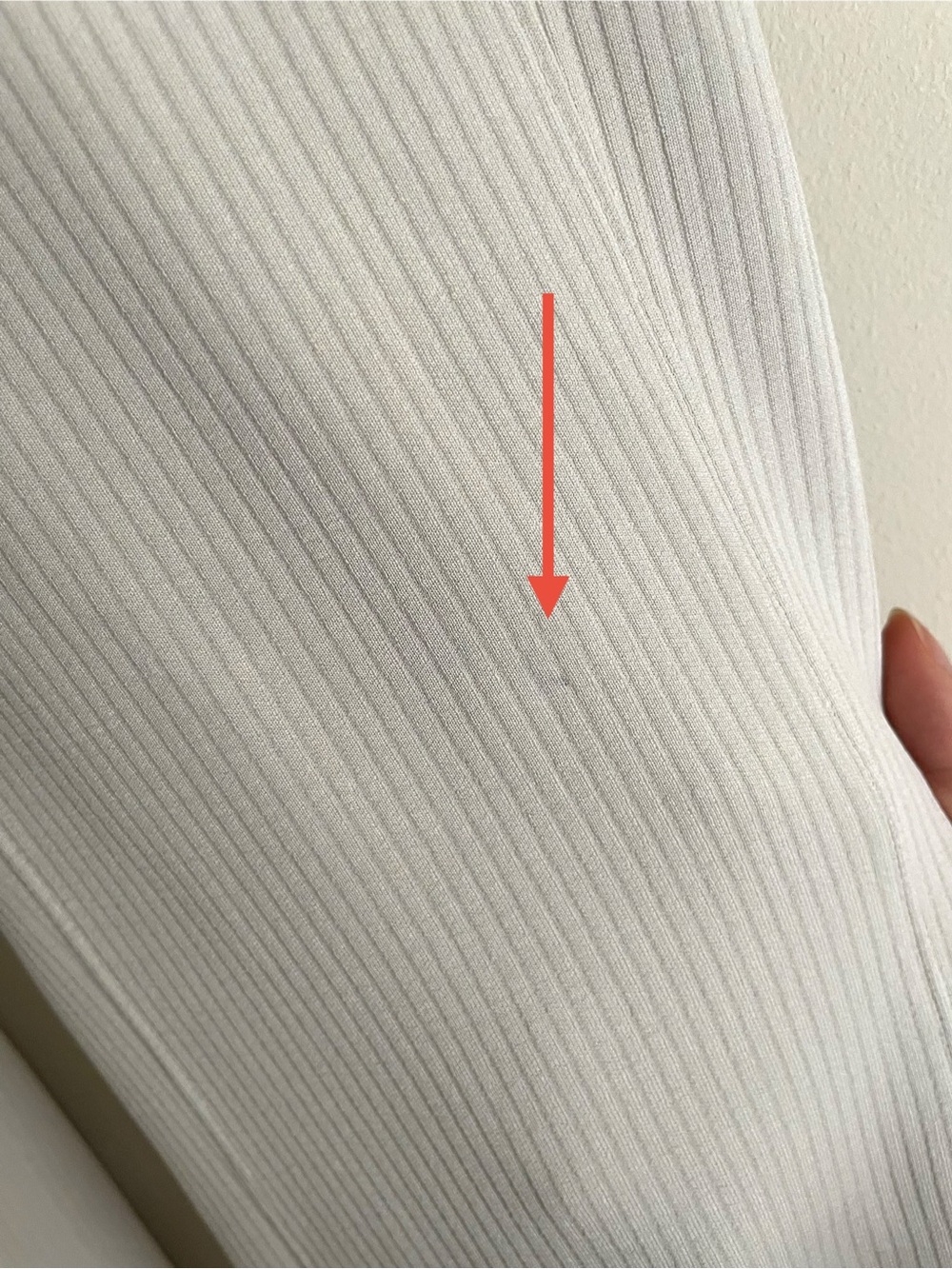 lululemon Ribbed Softstreme Flared Pant in Bone - Picture 11 of 14
